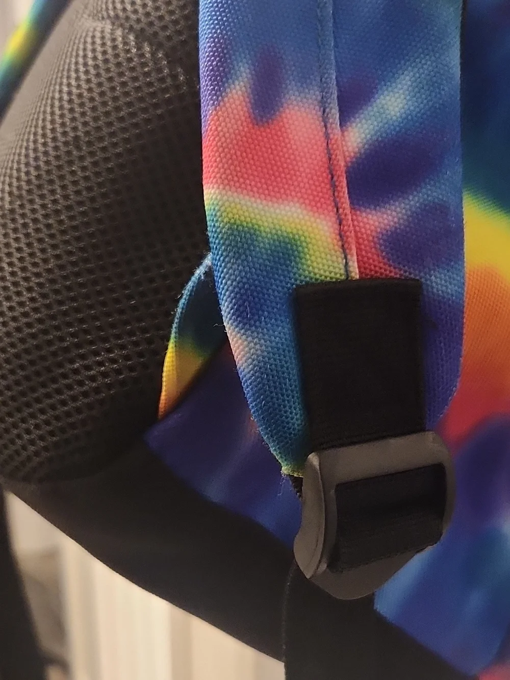 Hurley Tie-Dye Rainbow Kids Backpack - Blue Yellow Pink Orange